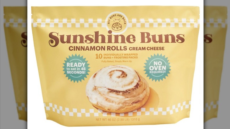 package of Sunshine Buns Cinnamon Rolls