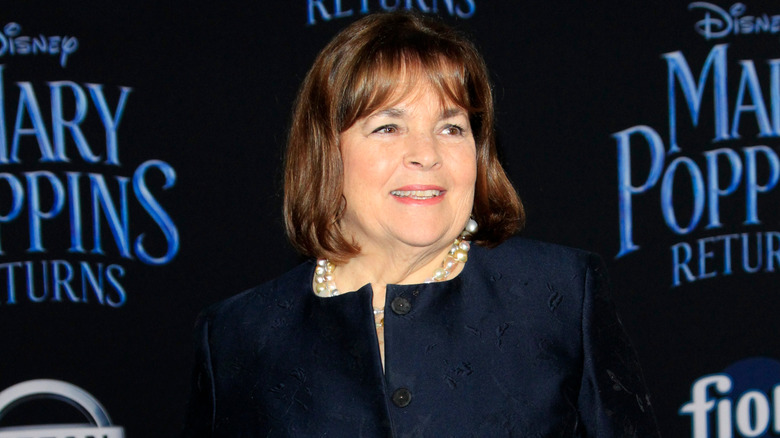 Ina Garten smiling at a Marry Poppins movie premier event