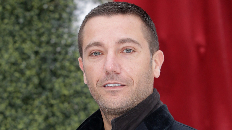 Gino D'Acampo staring at camera