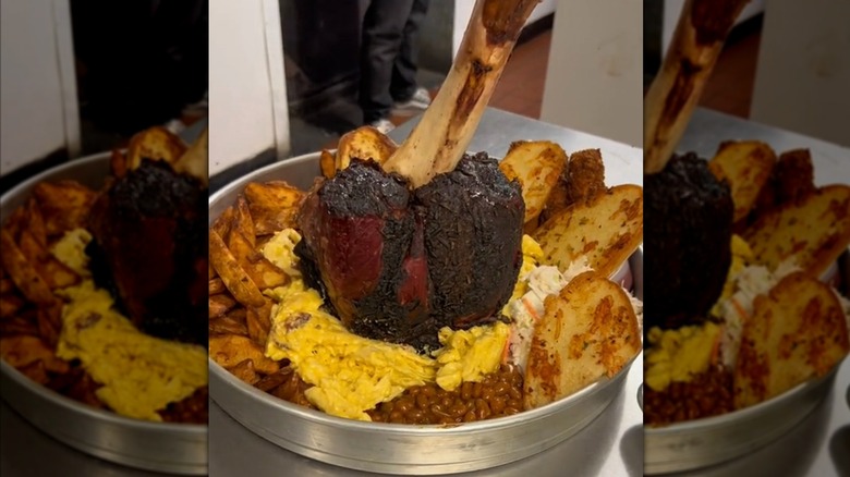 Thors Hammer foods awaiting eater