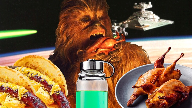 Star Wars scenery and foods