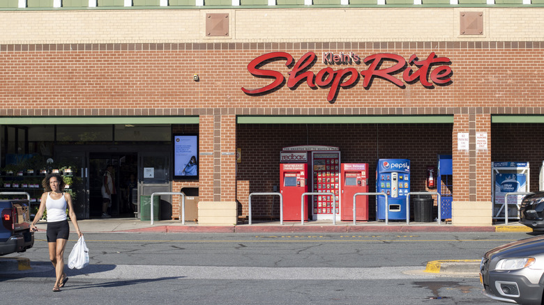 The front of a ShopRite store owned by the Klein family in Maryland