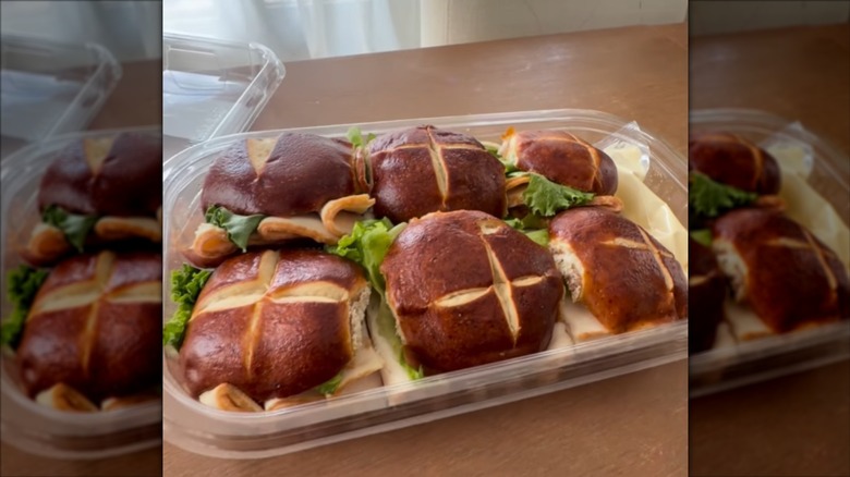 Chicken Pretzel Sandwiches from Costco