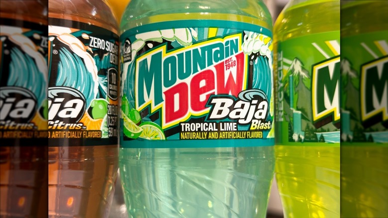 Mountain Dew Baja Blast 20 fl oz.
