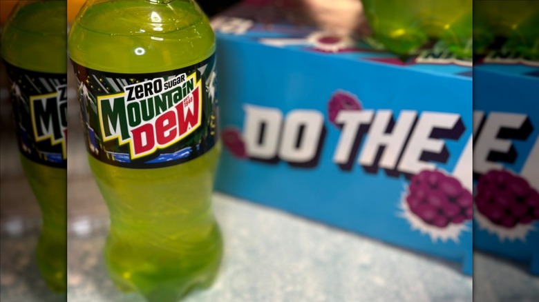 Zero Sugar Mountain Dew 20 oz bottle