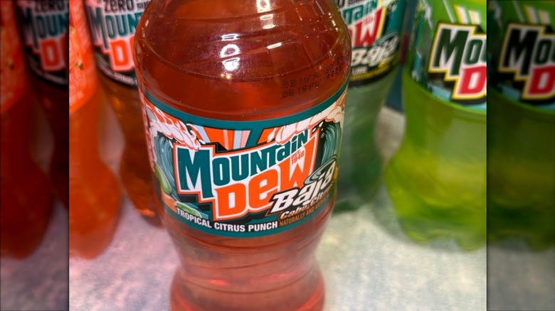 Mountain Dew Baja Cabo Citrus 20 oz. bottle