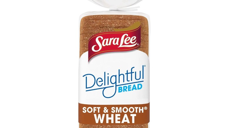 a loaf of Sara Lee Delightful Soft & Smooth Wheat bread