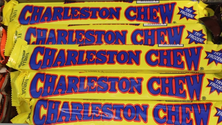 Charleston Chew candy bars.