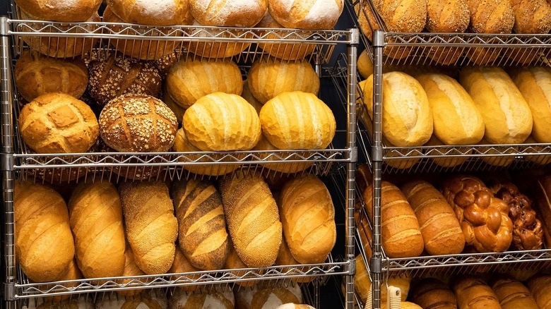 Publix Bread display at the bakery