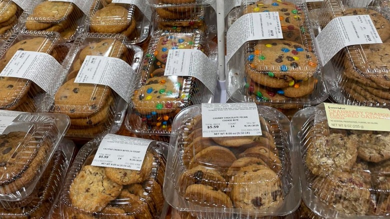 Assorted Publix cookies on display table