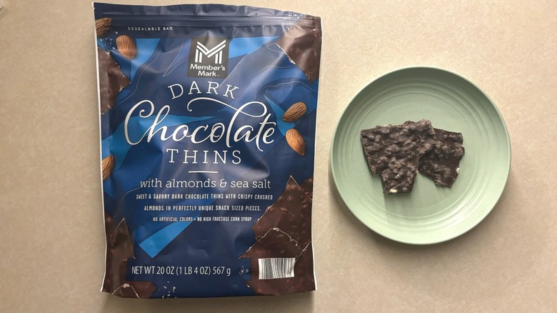 Member's Mark Dark Chocolate Thins with Almonds & Sea Salt