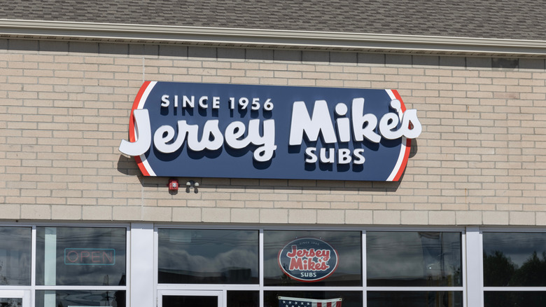 Front of a Jersey Mike's Subs restaurant