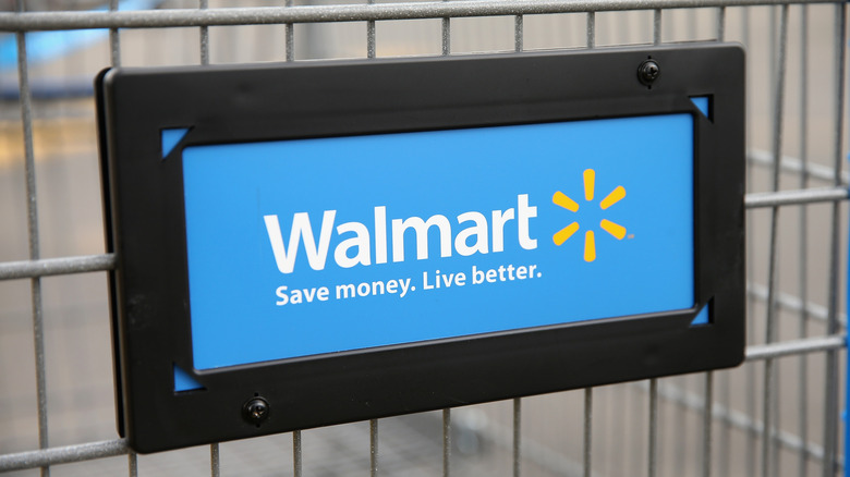 Front of Walmart cart