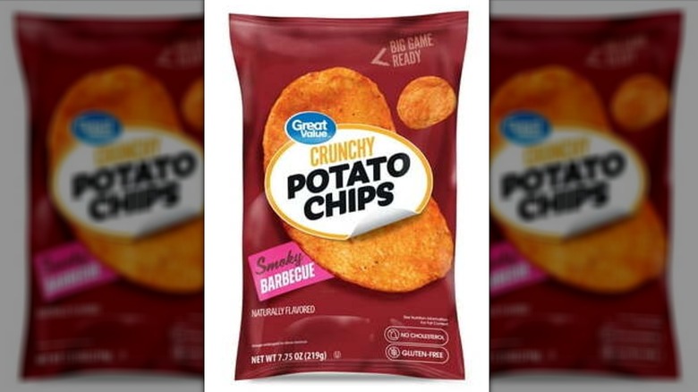 Great Value Smoky BBQ Crunchy Potato Chip