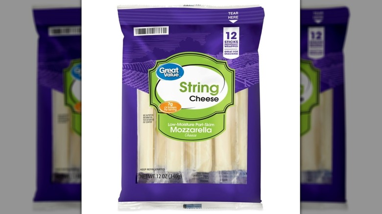 Great Value String Mozzarella cheese