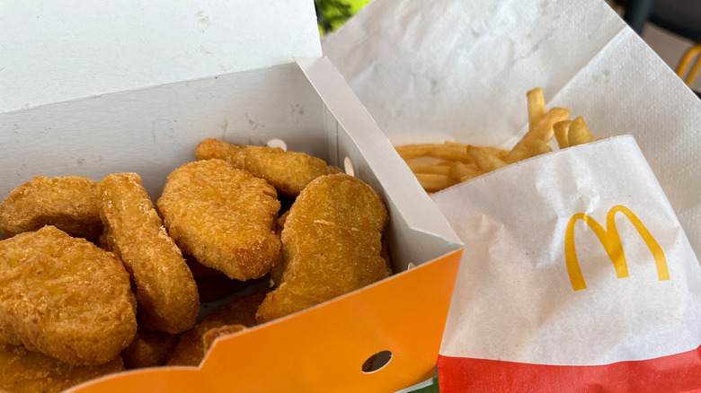 McDonald's nuggets and fries