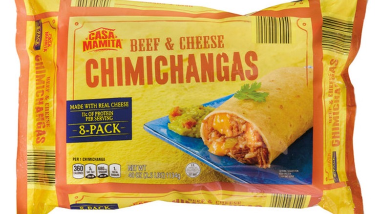 Casa Mamita Beef & Cheese Chimichangas from Aldi