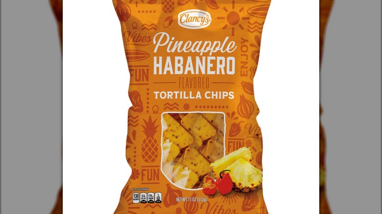Clancy's Pineapple Habanero Tortilla Chips from Aldi