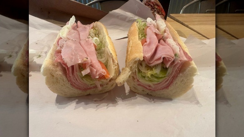 The Classic Italian from Capriotti's on white sandwich paper