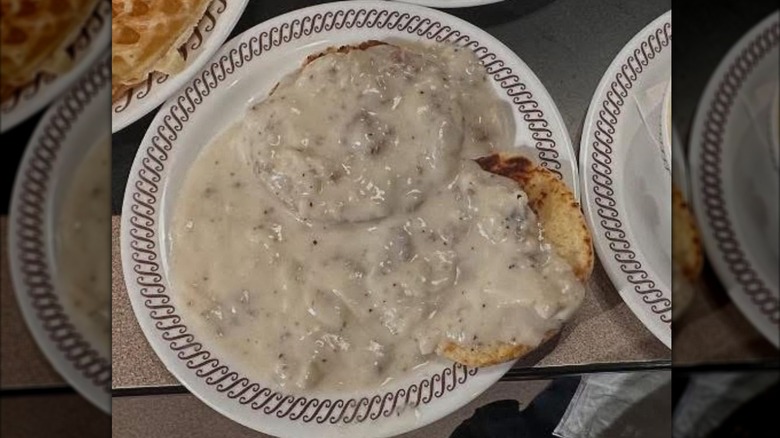 Biscuits and Gravy at Waffle House