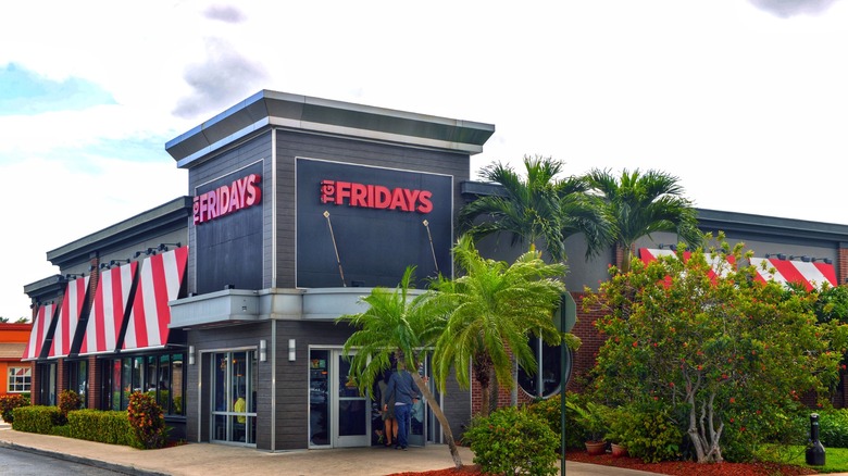 Exterior of a TGI Fridays restaurant