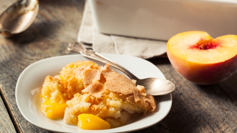 Peach cobbler