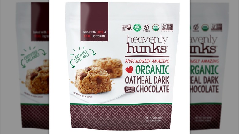 Product photo of Heavenly Hunks Organic Oatmeal Dark Chocolate Cookies from Costco