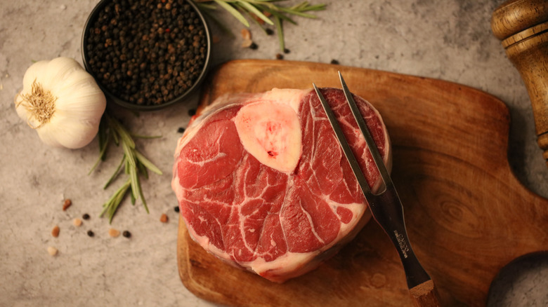 Angus Beef Shank Raw Fresh