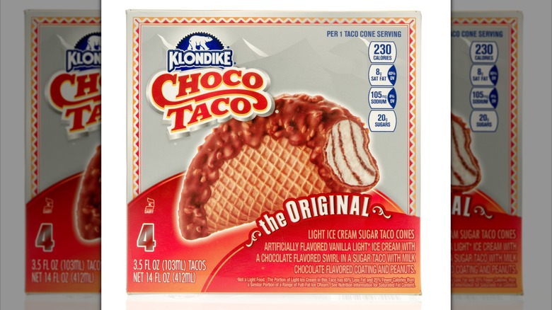 Package of original Klondike Choco Taco