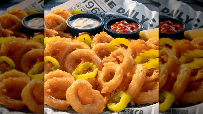 Calamari with peppers from Red Lobster