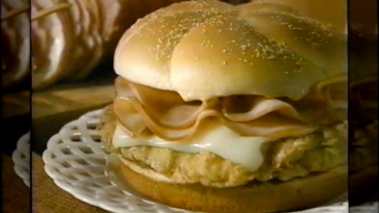 Wendy's Chicken Cordon Bleu sandwich