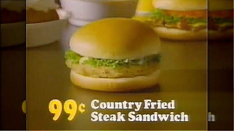 Wendy's Country Fried Steak Sandwich