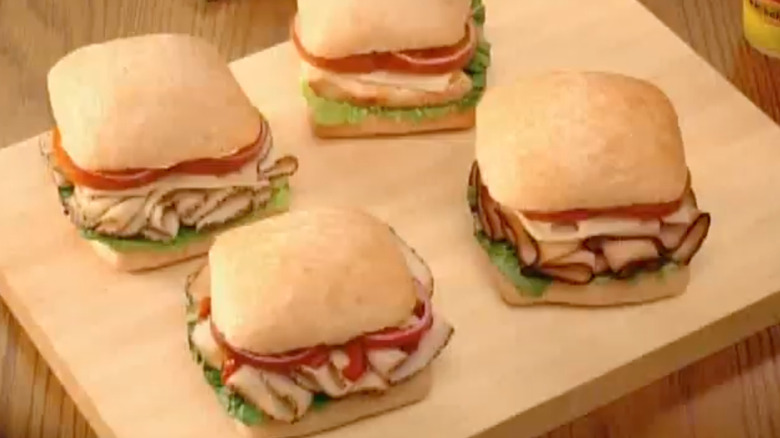 Wendy's Frescata sandwiches