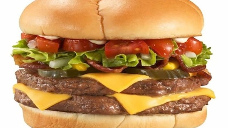 Close-up of McDonald's Arch Deluxe