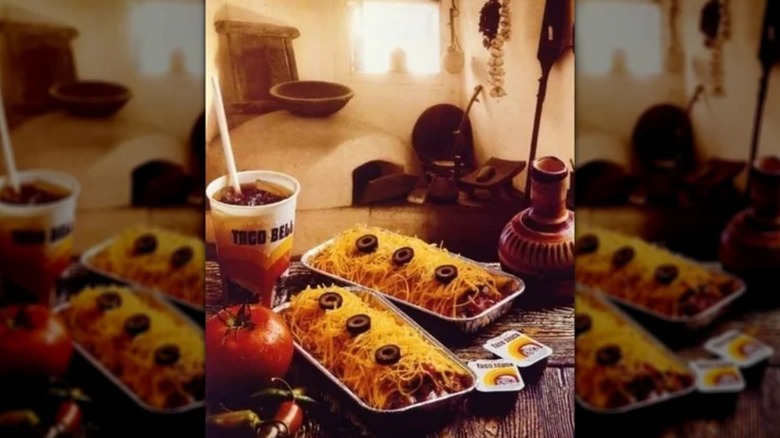 Taco Bell Enchiritos in containers