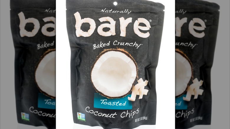 Bare baked coconut chips