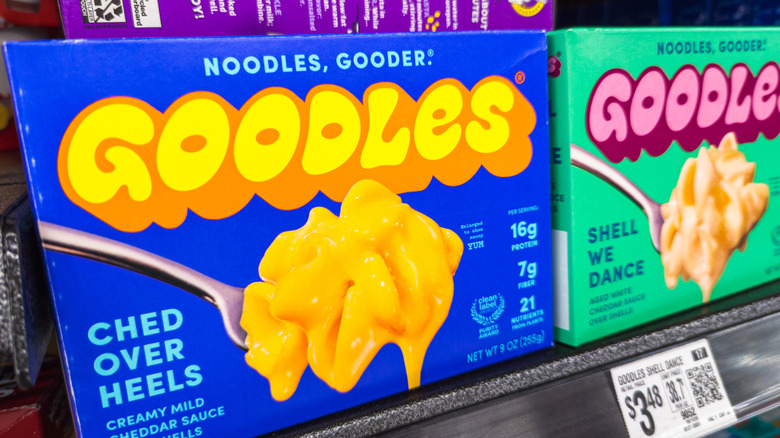 Boxes of Goodles in store