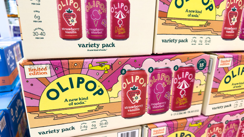 Boxes of Olipop