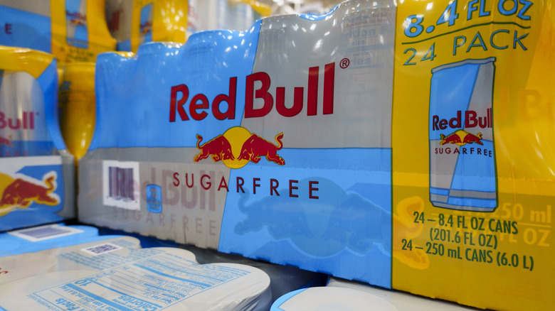 Pack of sugar free Red Bull