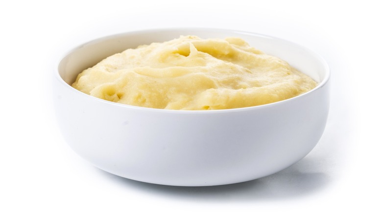 Plain mashed potatoes