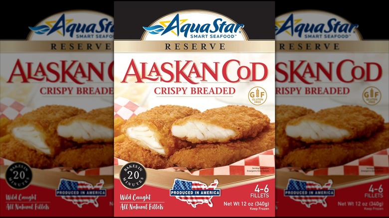 Box of Alaskan Cod from Aqua Star
