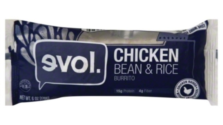 Evol Foods Chicken, Bean, and Rice Burrito