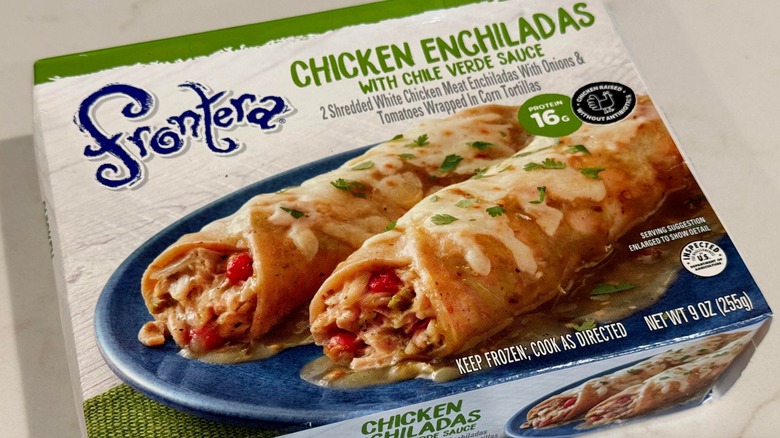 Frontera Chicken Enchiladas with Chile Verde Sauce