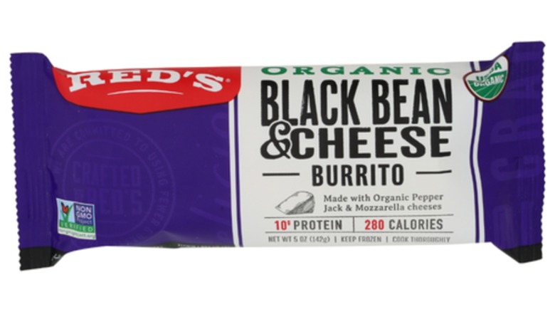 Red's Organic Black Bean & Cheese Burrito