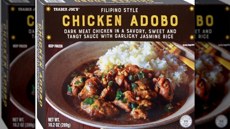 Filipino Style Chicken Adobo box from Trader Joe's