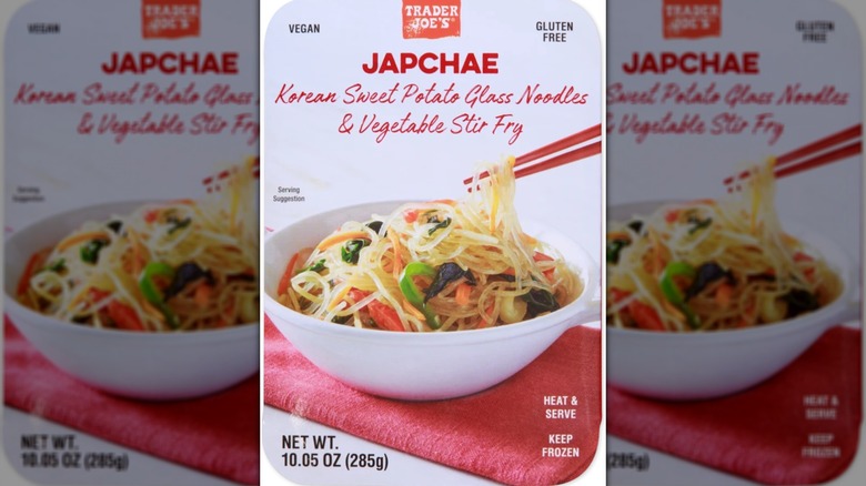 Japchae Korean Glass Noodles & Vegetable Stir Fry from Trader Joe's