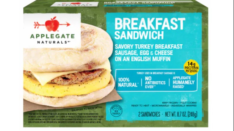 Package of 2 Applegate Naturals Turkey Breakfast Sandwiches