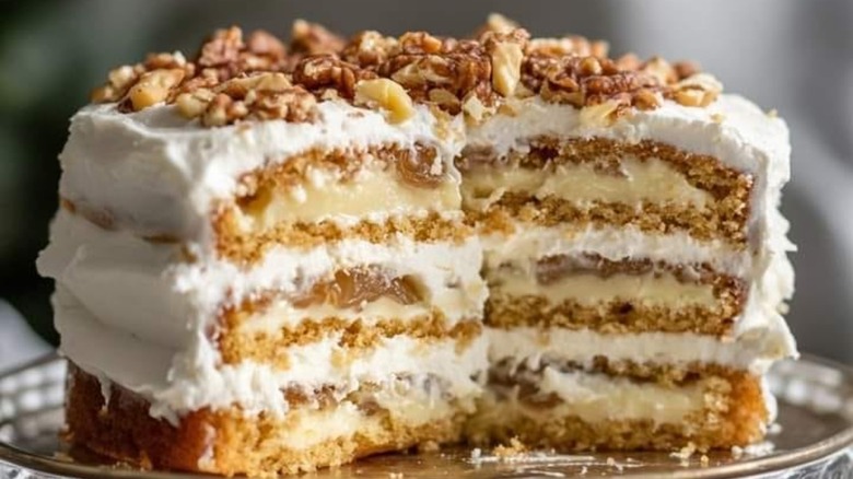 Lane cake, a traditional Southern American cake