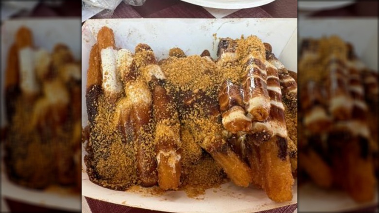 S'mores churro fries from Wisconsin State Fair