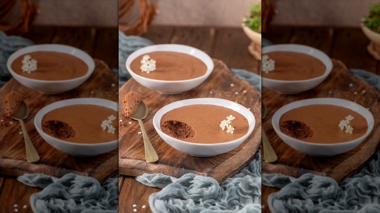 homemade protein Chocolate Mousse